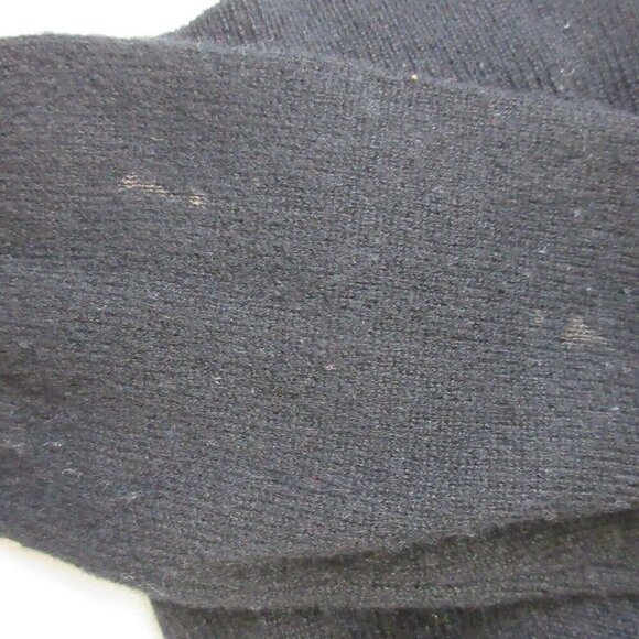 Club Monaco 100% Cashmere Turtleneck Pullover Sweater Women's Black Luxury 210 - Picture 8 of 11